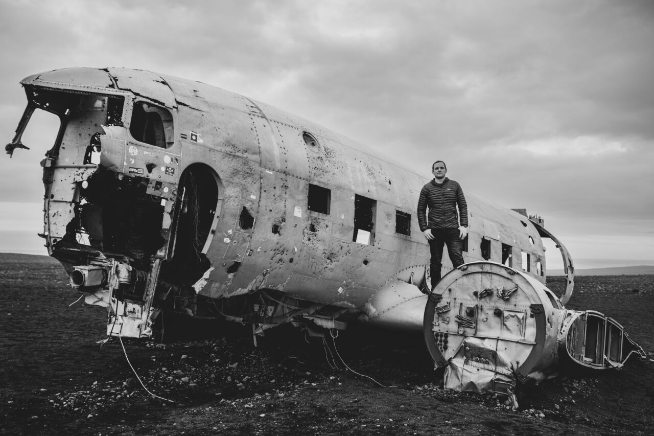 Iceland Aeroplane Wreck US Navy C 117 D DC3