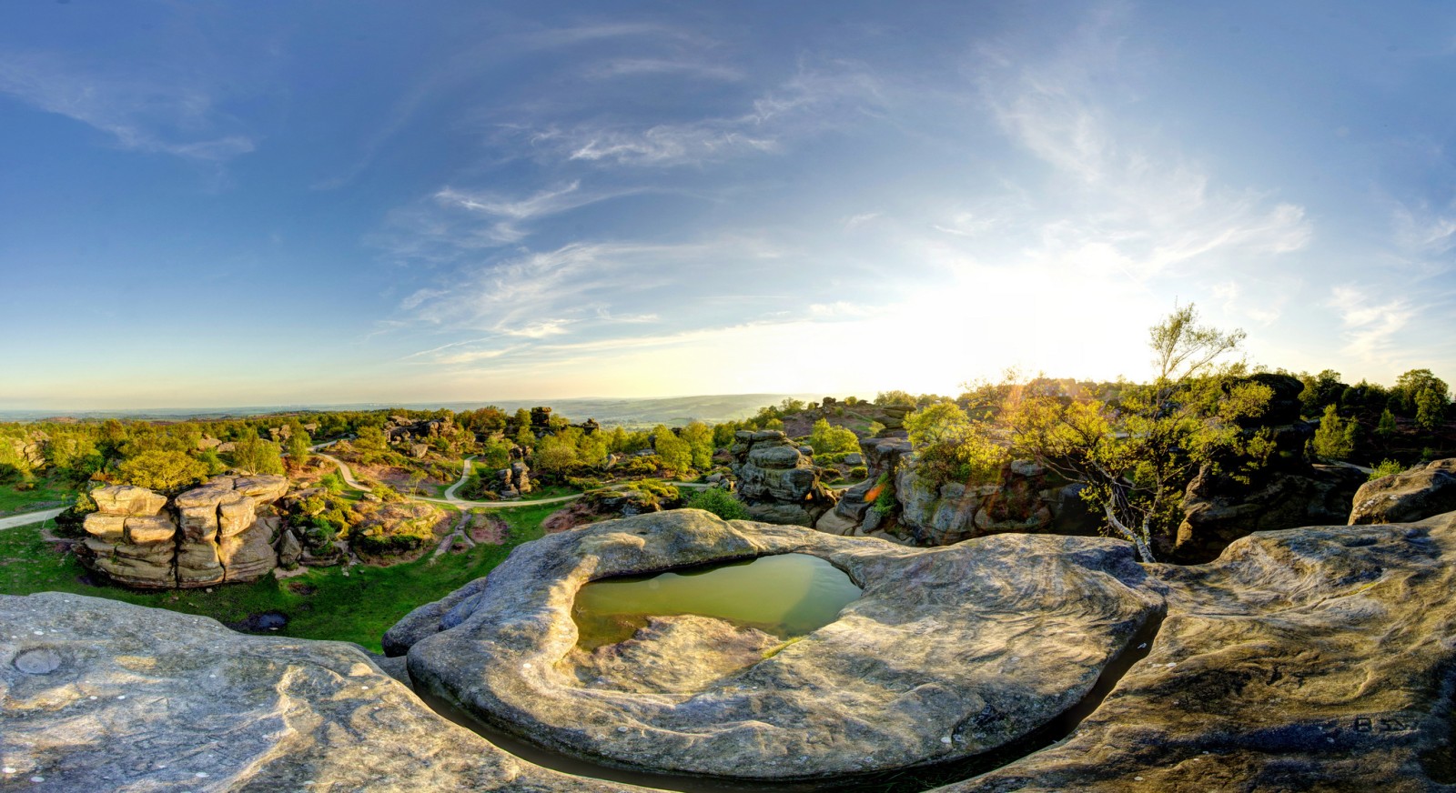 Brimham Rocks Panorama