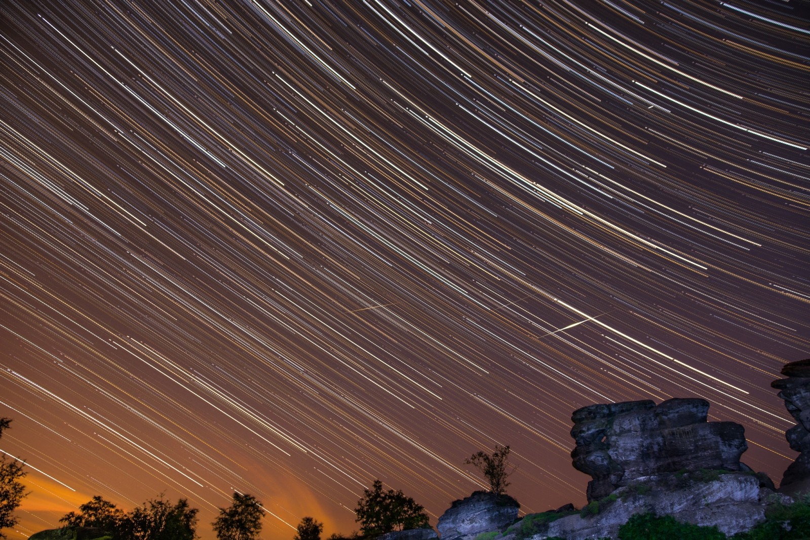 Brimham Rocks Perseids Meteor Shower