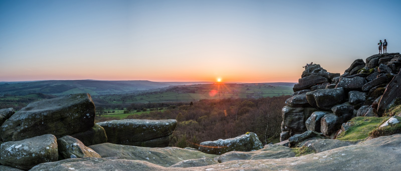 Evening at Brimham Rocks