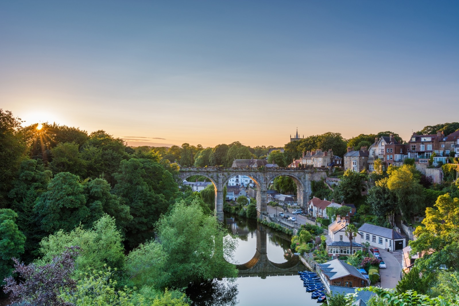 Knaresborough Viaduct Sunset