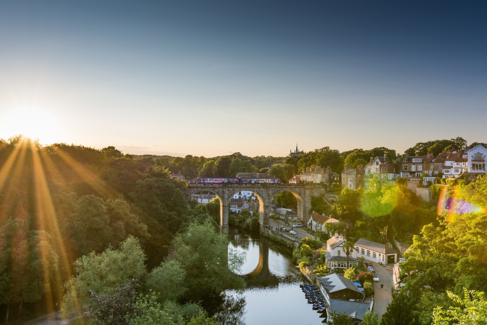 Knaresborough Viaduct Sunset