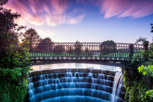 Waterfall Bridge - Ripley Castle