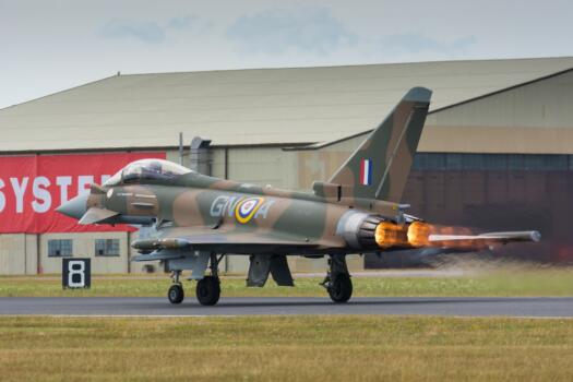 RAF Synchro Display Typhoon [ZK349] @ RIAT 2015