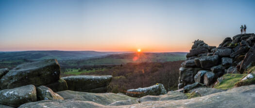 Evening at Brimham Rocks